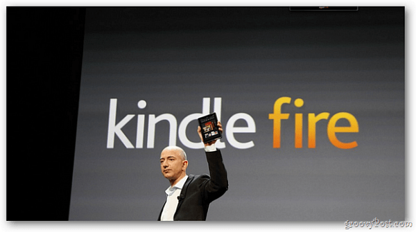 „Kindle Fire“ pranešimas