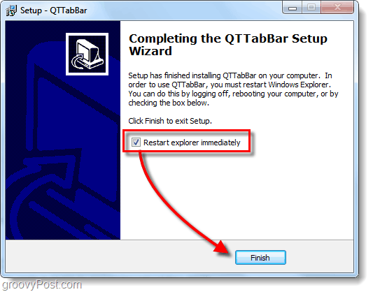 Pridėkite naršymą skirtuke „Windows Explorer“ sistemoje „Windows 7“ naudodami „QT TabBar“