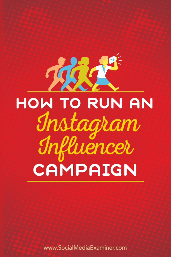 kaip vykdyti „instagram influencer“ kampaniją
