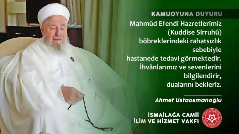 Kas yra İsmailağa bendruomenės Mahmut Ustaosmanoğlu? Jo šventumo Mahmudo Efendi gyvenimas