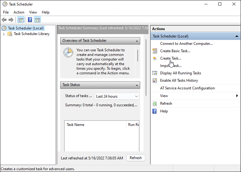 Paleiskite „Windows 11“ automatiškai
