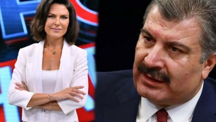 Ece Üner pranešimas apie aplodismentus dėl sveikatos apsaugos ministro Fahrettin Koca