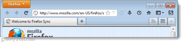 „Firefox 4“ skirtukų juosta įjungta