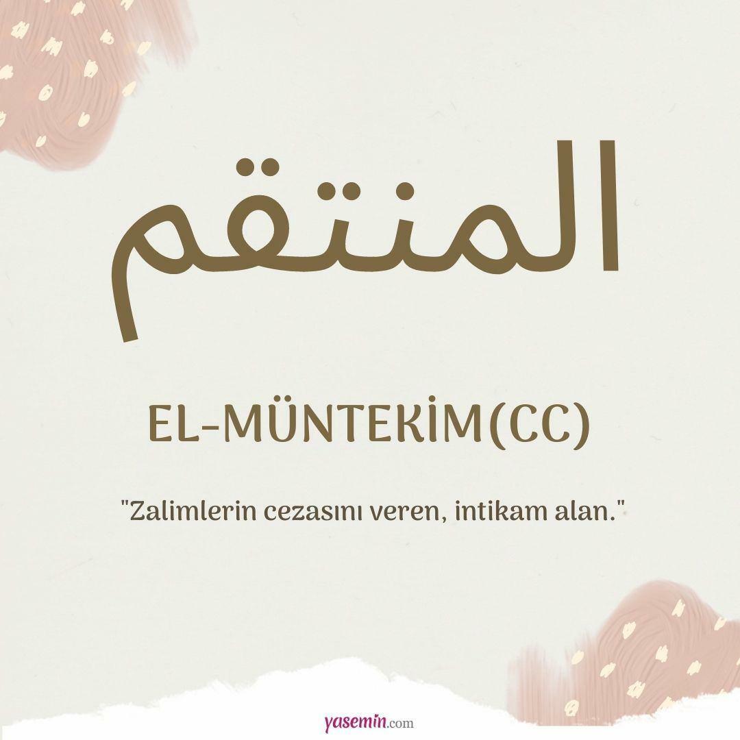 Ką reiškia al-Muntekim (c.c)?