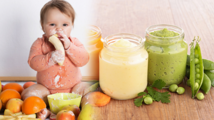 Kaip kūdikiai pradeda atjunkyti? Kada pereiti prie papildomo maisto? Papildomo maisto mitybos sąrašas
