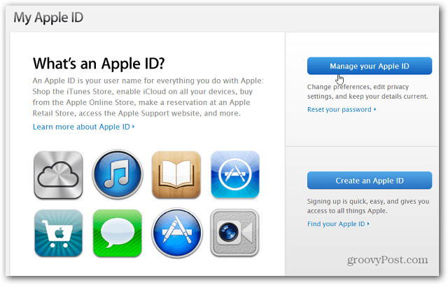 Mano „Apple ID“