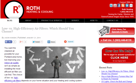 „Roth“ šildymo ir vėsinimo svetainė