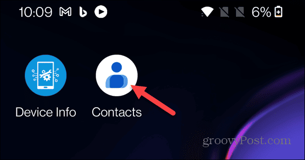 Pridėkite kontaktus prie „Android“ pagrindinio ekrano