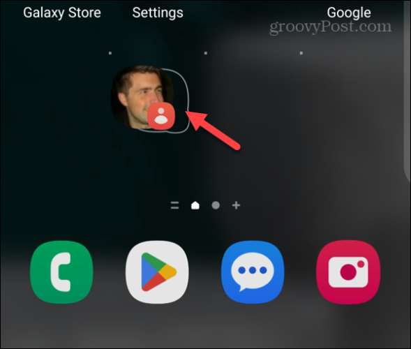 susisiekite su pagrindinio ekrano valdikliu „Android“.