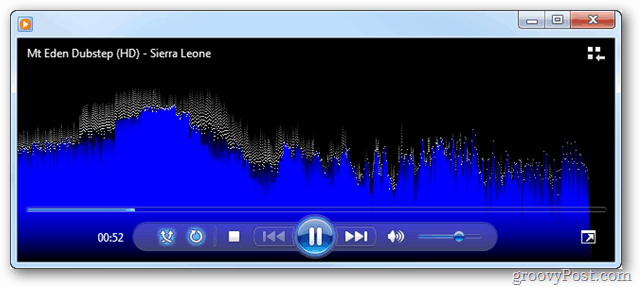 „soundcloud“, grojantis vietoje „Windows Media Player“