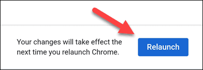 Mygtukas, skirtas iš naujo paleisti „Chrome“ mobiliajame įrenginyje