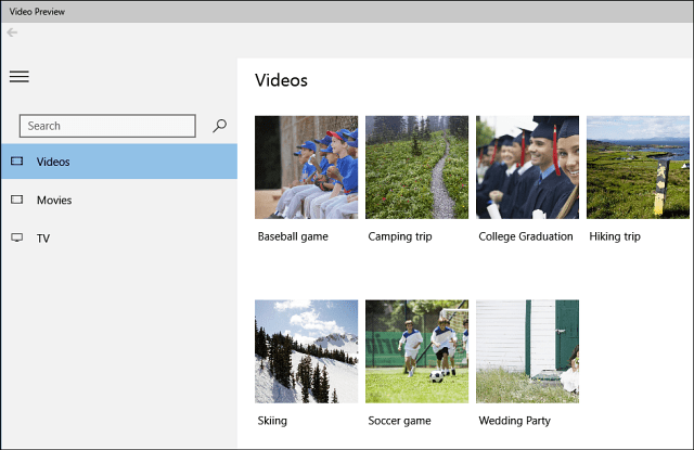 „Microsoft“ vaizdo įrašų peržiūros programa