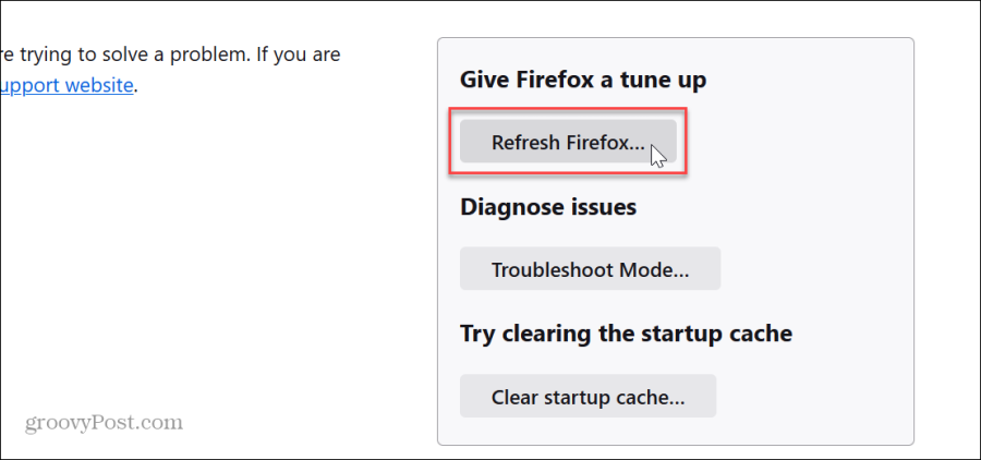 „Firefox“ problema įkeliant puslapį Klaida