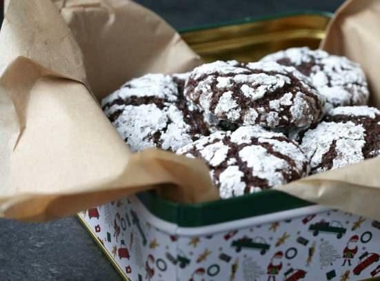 „Brownie Cracked Cookies“ receptas