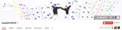 „YouTube“ kanalo iliustracijos ir profilio vaizdo pavyzdys