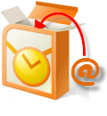 Importuokite kontaktus į „Outlook 2010“