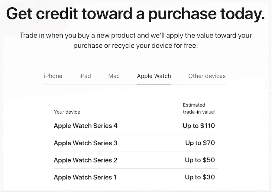 parduoti „Apple Watch“ per obuolius