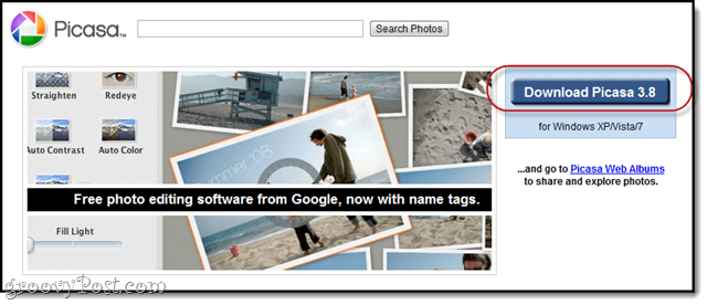 Kaip surinkti nuotraukų dydį naudojant „Google Picasa“
