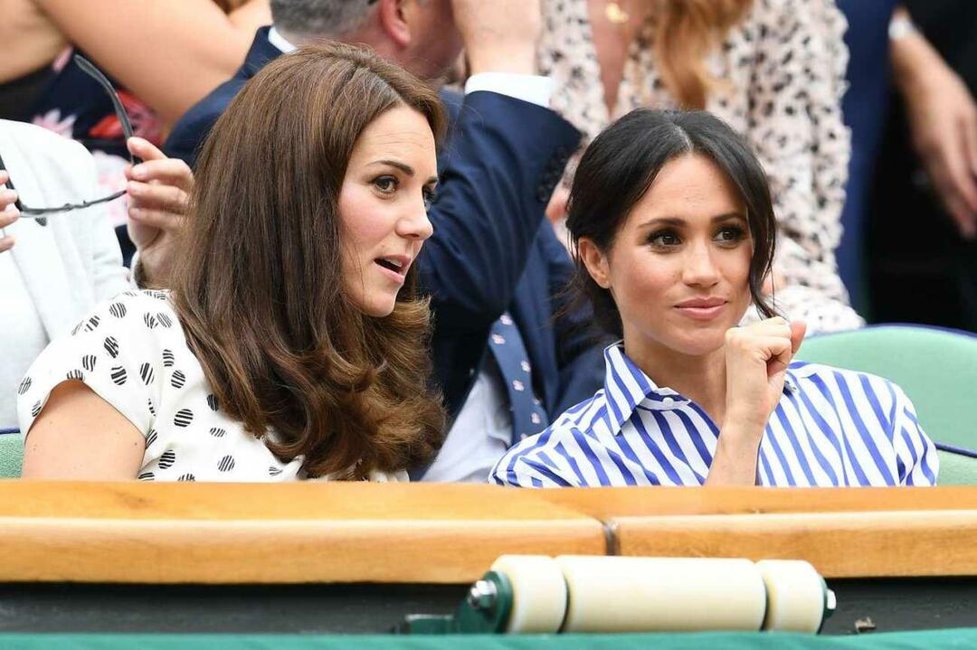 Kate Middleton ir Meghan Markle 