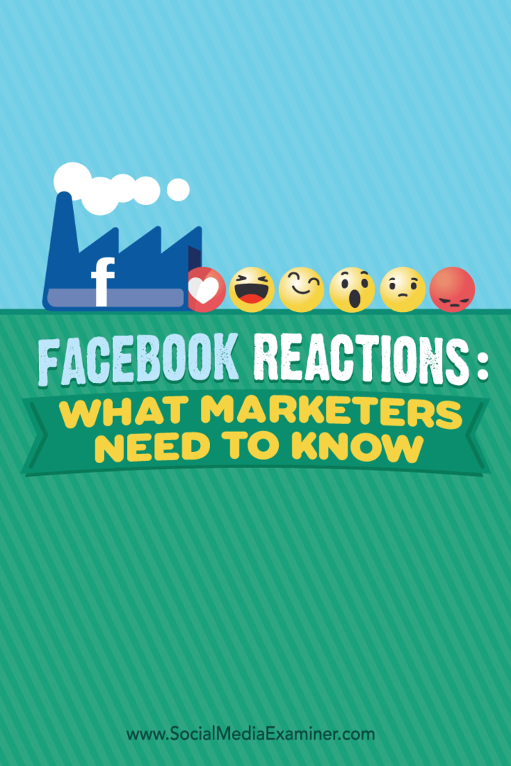 facebook reakcijos