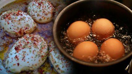 Kaip pasigaminti kiaušinienę? Pusryčiams virtų kiaušinių su skaniu padažu receptas