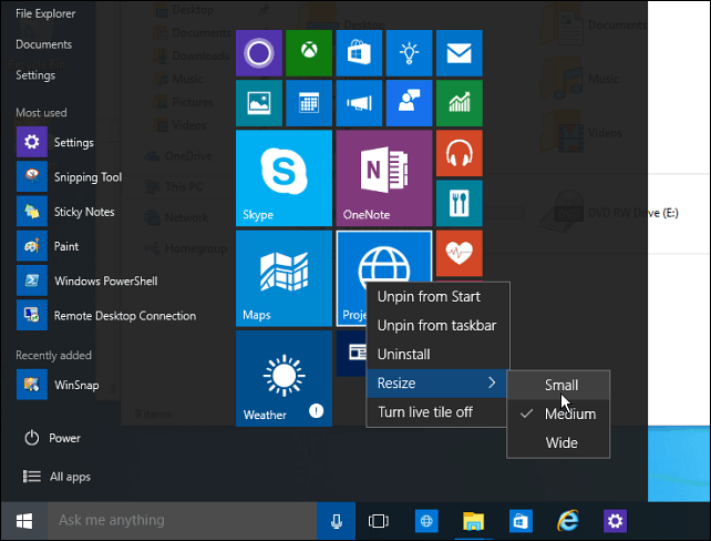 „Windows 10“ patarimas: „Pradėti“ meniu vietą tapkite efektyvia
