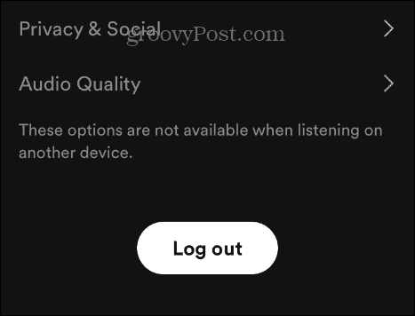 „Spotify“ dainų tekstai neveikia