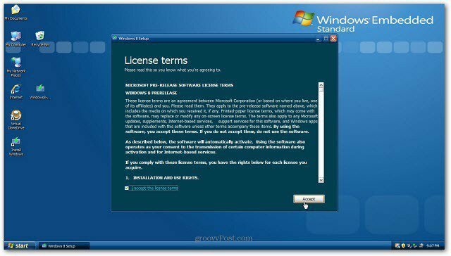 Kaip atnaujinti XP įdiegimą į Windows 8