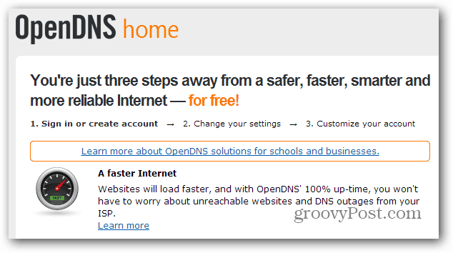 „OpenDNS Home“