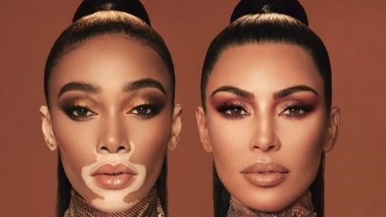 Kim Kardashian ir Winnie Harlow tapo reklaminiais veidais tame pačiame kadre!