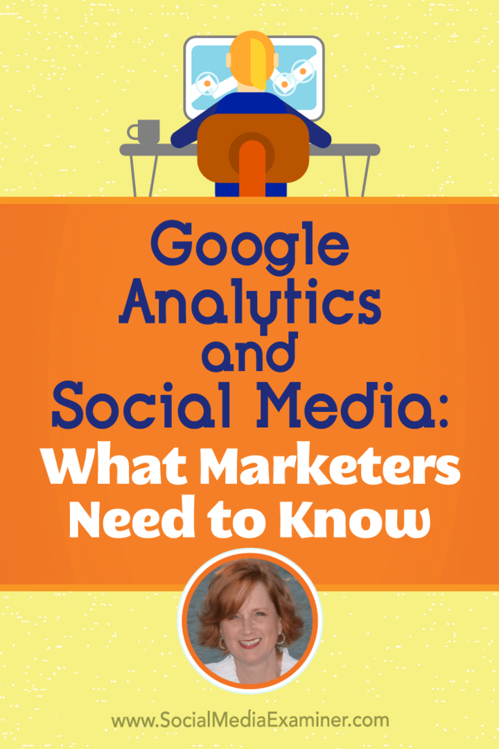 „Google Analytics“ ir socialinė žiniasklaida: ką rinkodaros specialistai turi žinoti, pateikdami Annie Cushing įžvalgas socialinės žiniasklaidos rinkodaros tinklalaidėje.