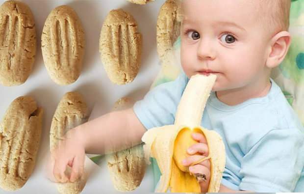 Bananų kūdikio sausainių receptas