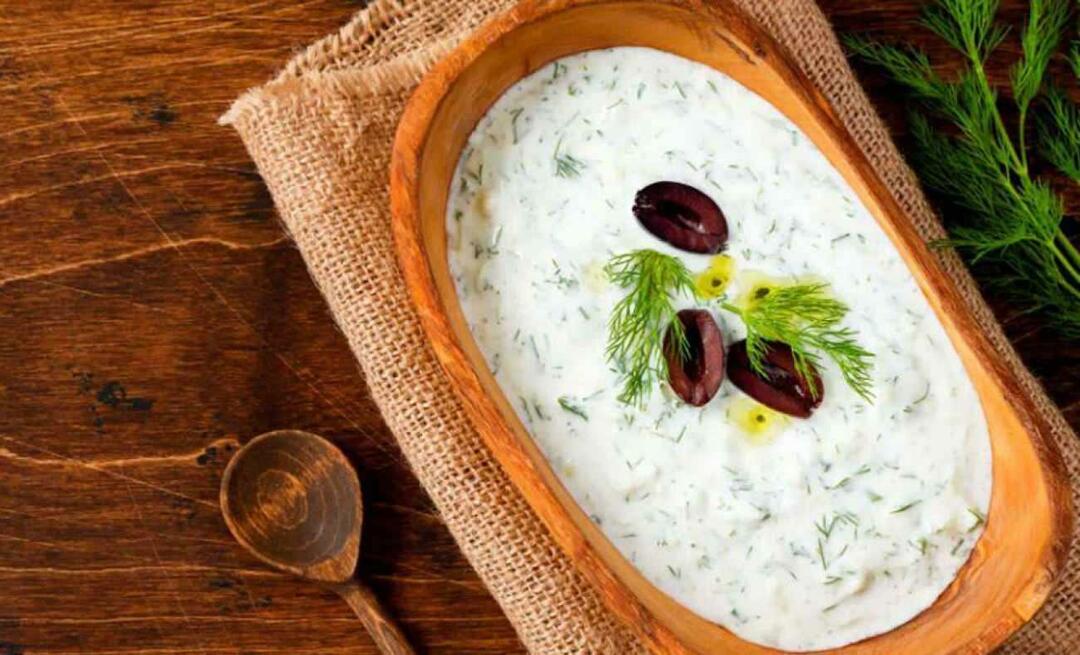 Kaip pasigaminti krapų tzatziki? Gaivus jogurto ir krapų tzatziki receptas