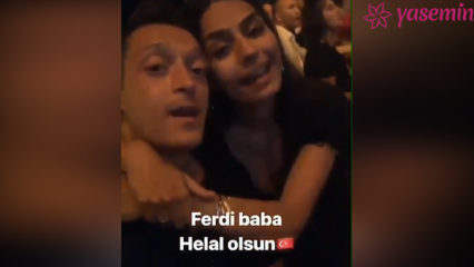 Ferdi tėvo daina iš Amine Gülşe ir Mesut Özil!