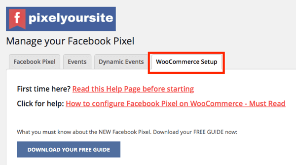 „PixelYourSite“ papildinio „WooCommerce“ integracija leidžia nustatyti parduotuvės el. Prekybos įvykius.