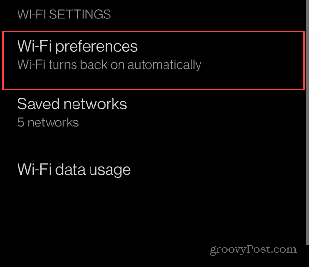 Automatiškai įjunkite „Android Wi-Fi“.