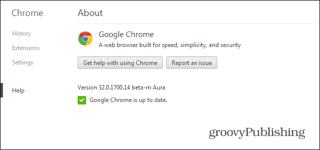 „Chrome“ beta versijos kanalas