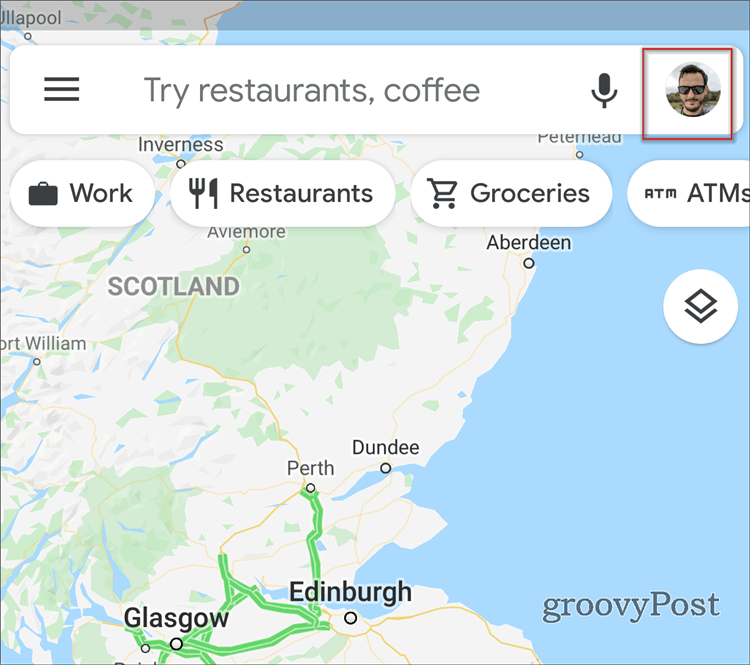 „Google maps“ inkongnito profilio pav