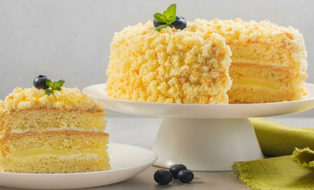 Kaip pasigaminti torta mimozą MasterChef torta mimozos receptas! Itališkas torta mimoza pyragas