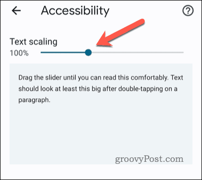 Pakeiskite teksto mastelio keitimo parinktį „Chrome“.