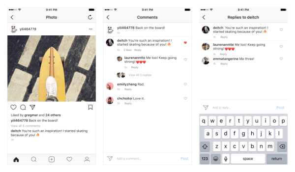 „Instagram“ per ateinančias savaites pateiks komentarus „iOS“ ir „Android“.