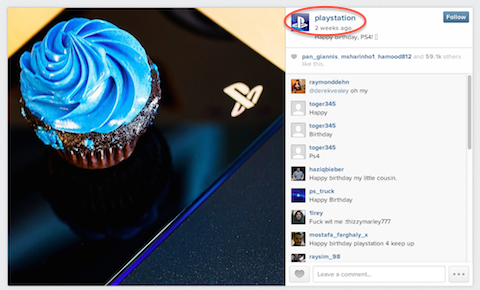 „playstation“ instagram post