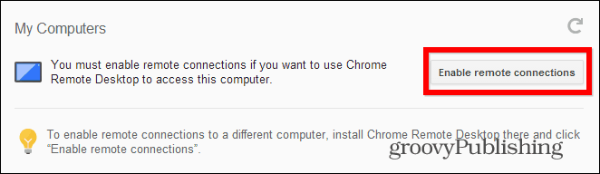 „Chrome Remote Desktop PC“ - pradėkite
