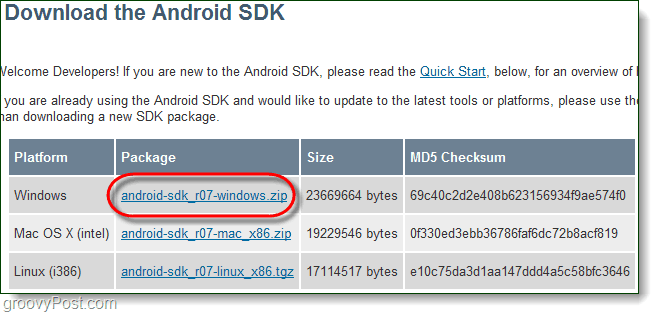 Atsisiųskite „Android“ SDK