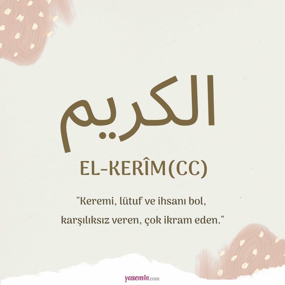 al-Karimo vardas