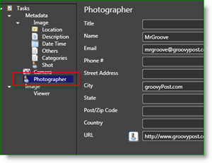 „Microsoft Pro Photo Tools“ fotografo meta duomenys:: groovyPost.com