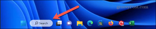 „Windows 11“ paieškos piktograma