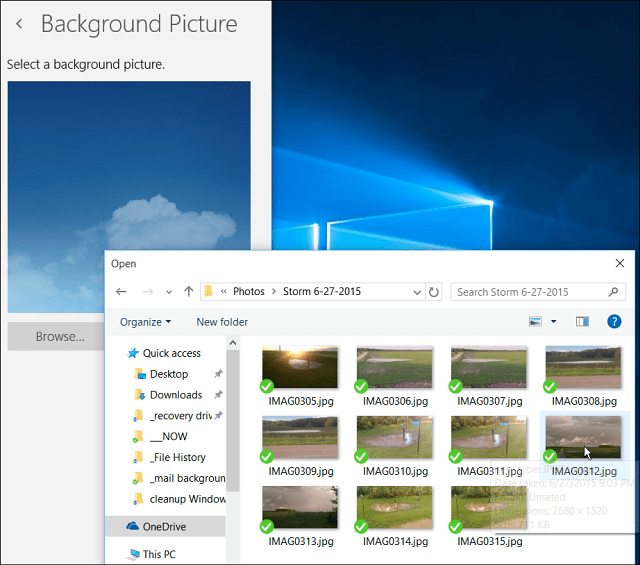 Pakeiskite „Windows 10“ pašto fono paveikslėlį arba padarykite jį tuščią