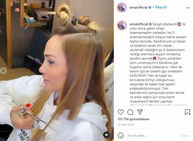 Jauna dainininkė Şimal serga krūties vėžiu