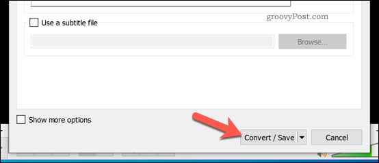Vaizdo failo konvertavimas VLC sistemoje „Windows“